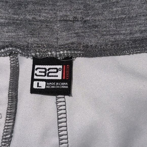32º Degrees Mens Gray Jogger Sweatpants L Polyester Blend - Picture 2 of 8